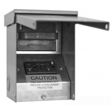 Air Conditioning Disconnects w/GFCI Receptacle