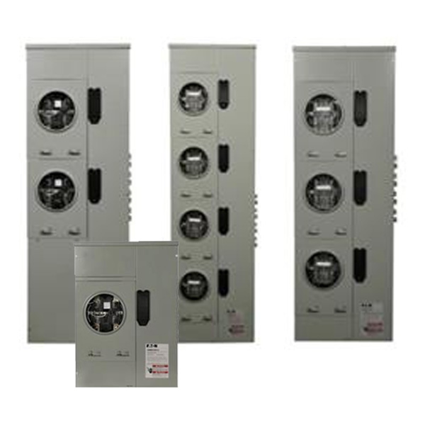 Commercial Meter Stacks Single Phase Out