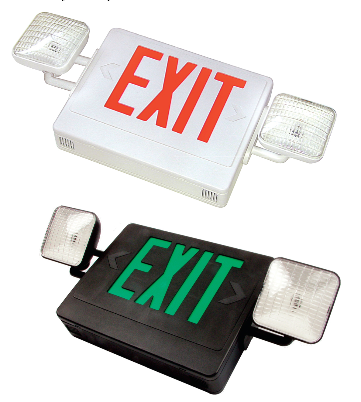Combination Exit Signs
